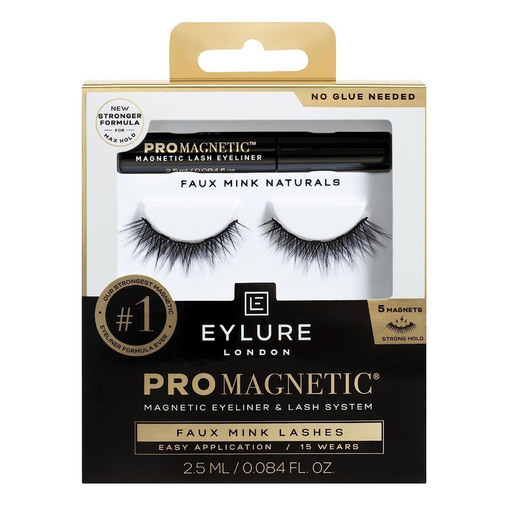 Eylure Pro Magnetic Eyeliner and Lash System, Faux Mink Wispy New